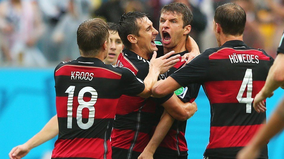 Müller marcó el gol del triunfo merecido de Alemania sobre Estados Unidos.