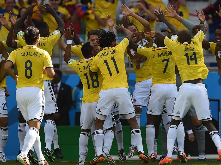 Colombia consolidó su primer triunfo en Brasil 2014.