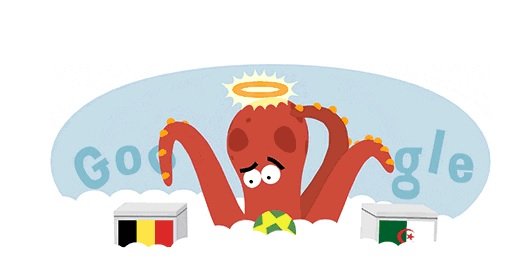 Google revivió al 'Pulpo Paul' en un atractivo Doodle