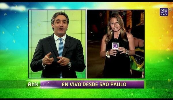 Brasil 2014: Hincha se bajó el pantalón y arruinó enlace en vivo de periodista