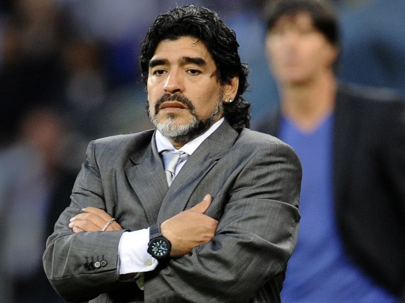 Foto diario Panorama / Diego Maradona denuncia "corrupción y sobornos" en la FIFA