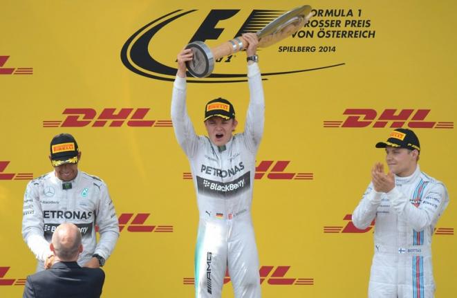 Rosberg incrementó su ventaja como líder de pilotos en la F1 al adjudicarse el Premio de Austria.