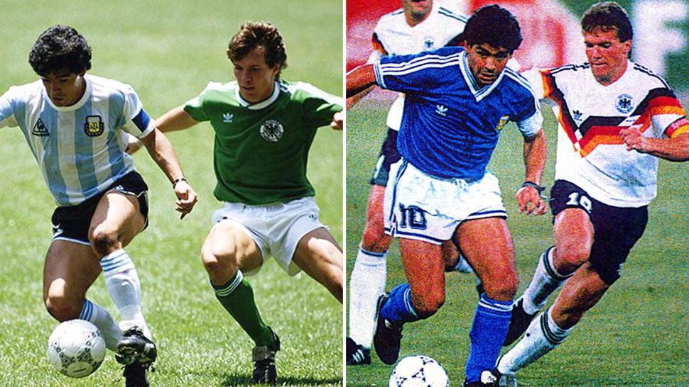 Argentina campeonó en México 86 y Alemania lo hizo en Italia 90. Hoy, argentinos y alemanes buscarán el título en Brasil 2014.