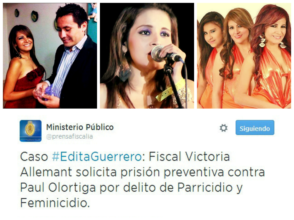 Feminicidio de Edita Guerrero: Fiscal pide prisión para viudo Paul Olortiga