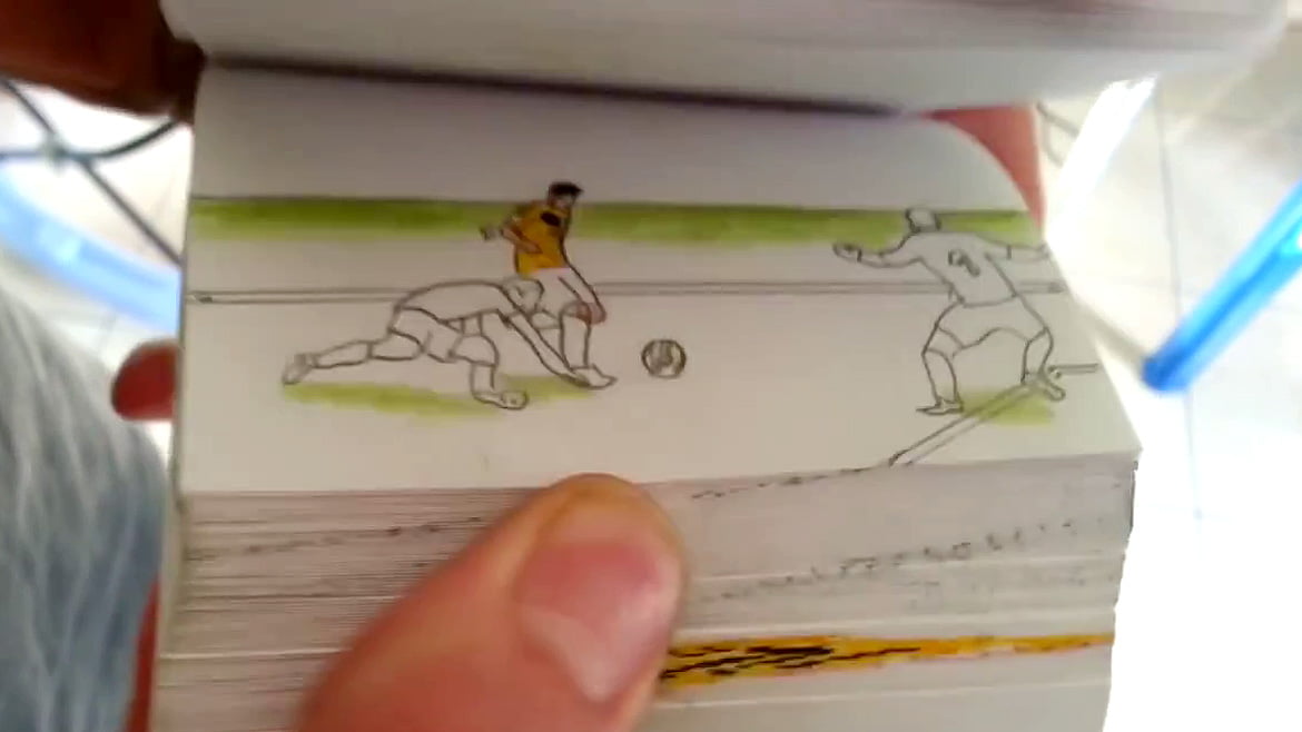 [VIDEO] Mira goles de James Rodríguez  y otros cracks en un animado "flipbook"