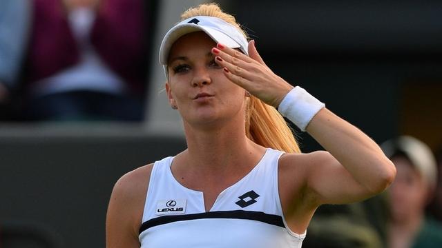 La tenista polaca Agnieszka Radwanska le dijo adiós a Wimbledon 2014.