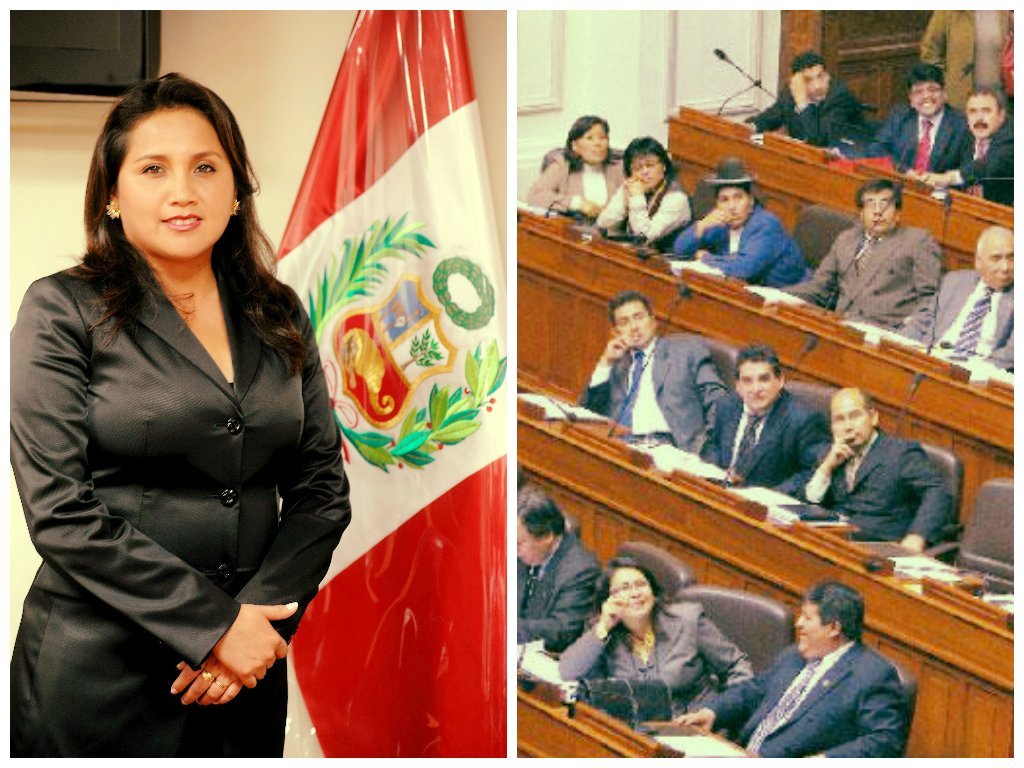 Gana Perú ratifica a Solórzano como candidata a la presidencia del Congreso