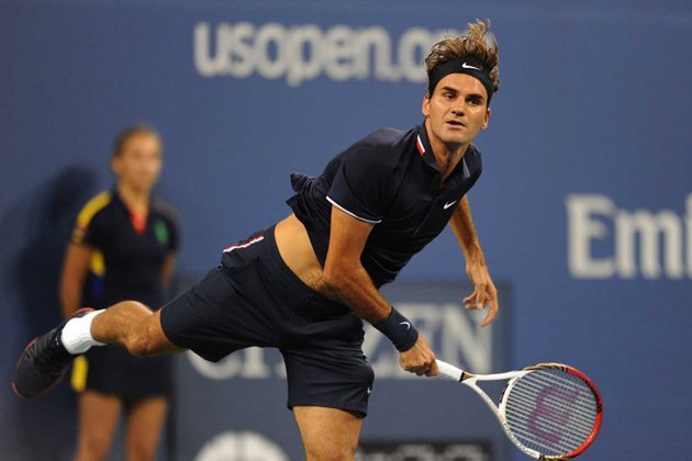 El máximo ganador de Grand Slams en la historia del tenis, Roger Federer, debutó auspiciosamente en el US Open 2014.