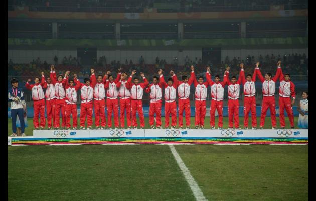 La selección peruana  Sub 15 de fútbol subió a lo más alto del podio en Nanjing.