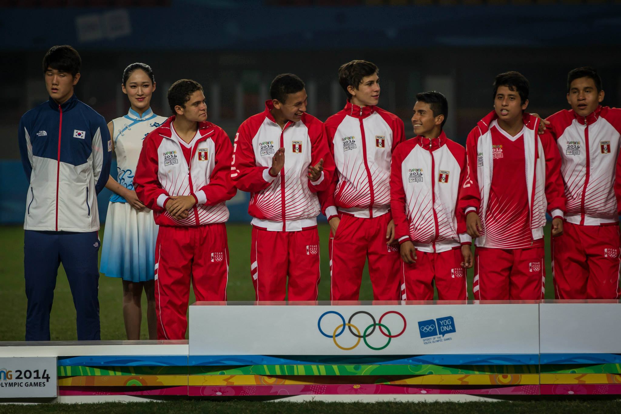 [FOTOS Facebook Ado Perú] Nanjing 2014: Selección de Fútbol Sub 15 es campeón Olímpico