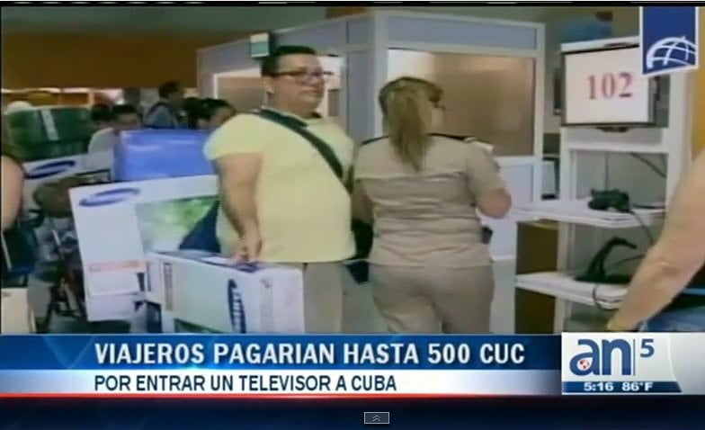 Cuba: Ingresar un televisor de 42 pulgadas costará US$ 500