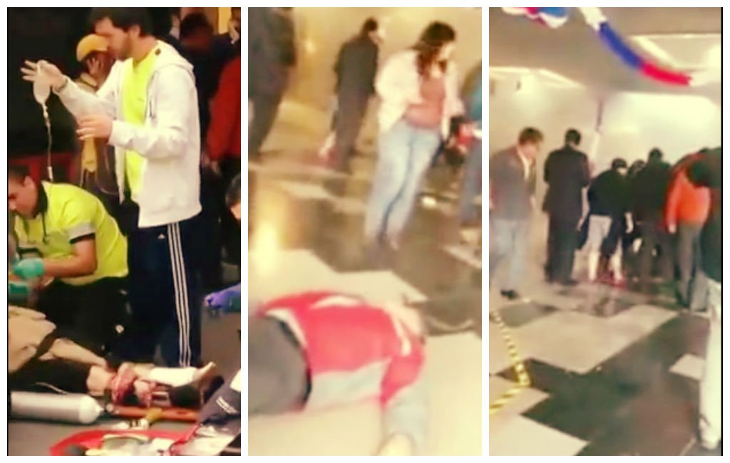[VIDEO] Impactante: Segundos después de bomba en metro de Santiago