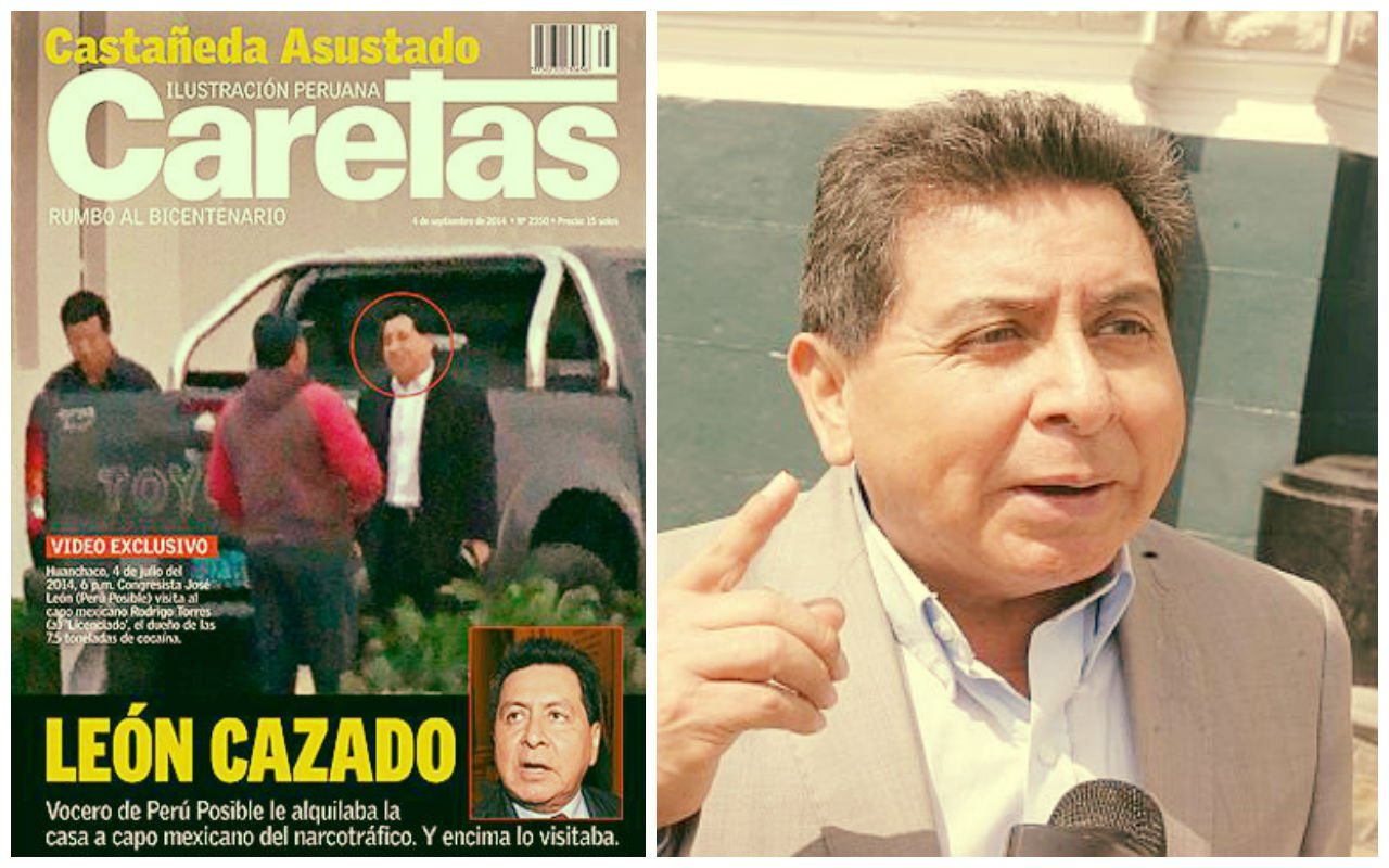 Congresista León sí se reunió con narco que arrendó su casa según revista