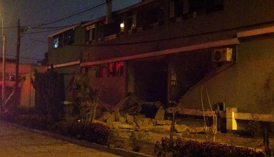 [FOTOS] Alarma por explosión en complejo policial de Aramburú en Surquillo