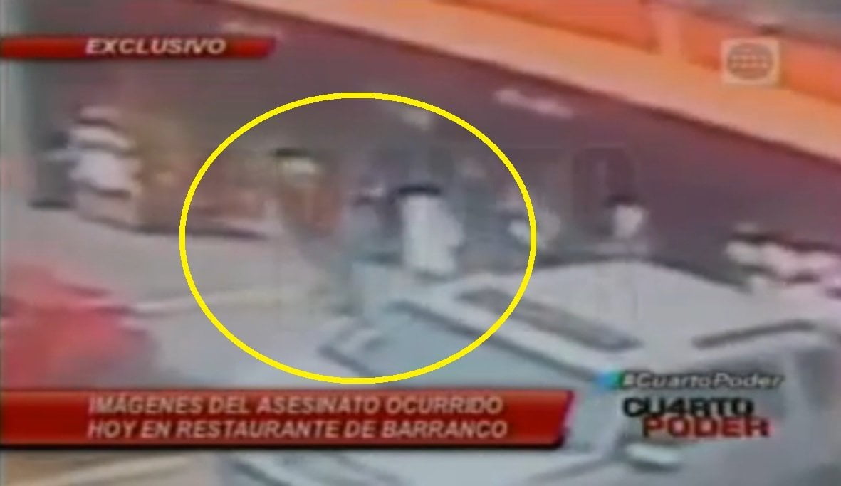 [VIDEO] impactante: Cámaras captan crimen de sicarios en Barranco