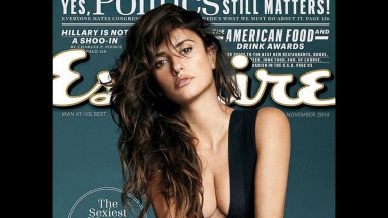 Penélope Cruz es la "mujer más sexy" en vida según la revista Esquire