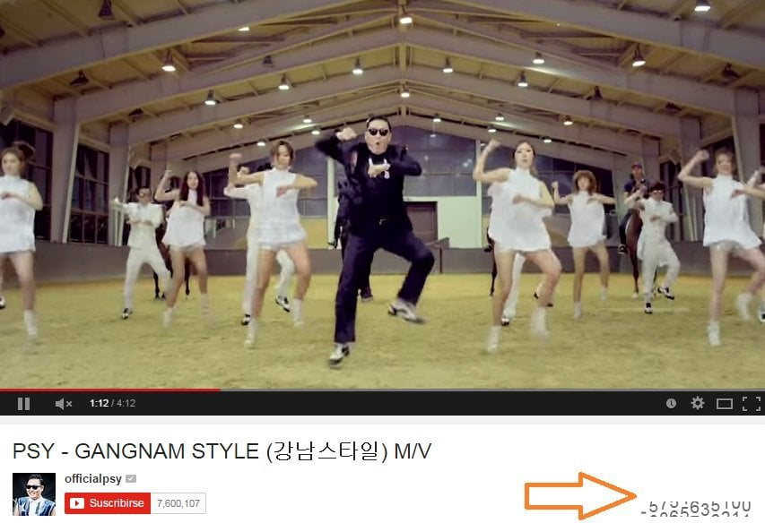 [VIDEO] YouTube: PSY y el Gangnam Style 'colapsa' contador de visitas