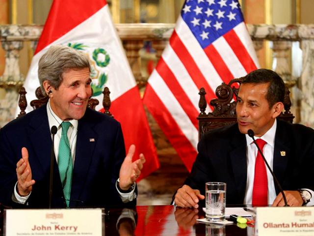 Ollanta Humala a John Kerry: Perú quiere ser socio estratégico de EE.UU.