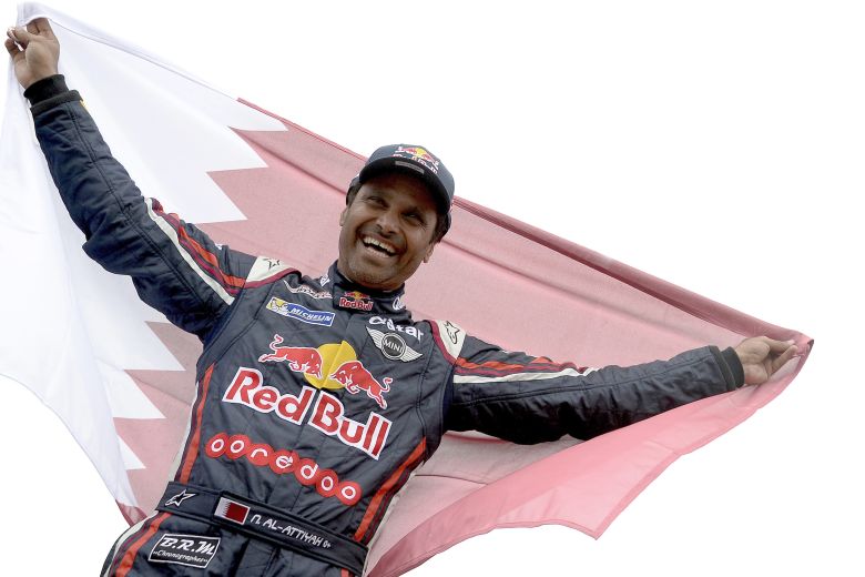 El príncipe catarí Nasser Al-Attiyah celebró el Dakar por segunda vez en su carrera.