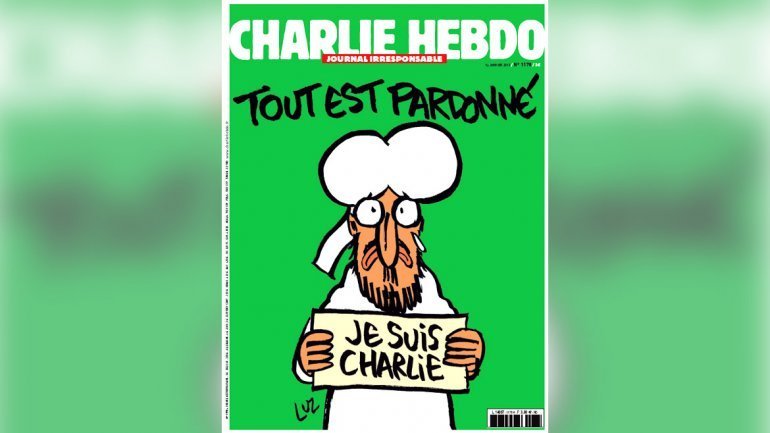 La portada de Charlie Hebdo tras atentado criminal en Francia