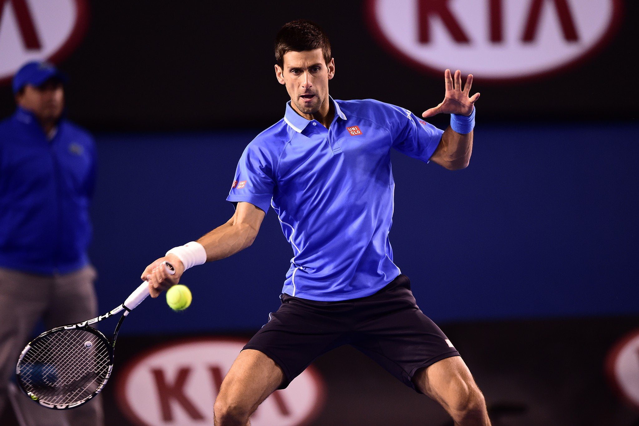 Djokovic trabajó muy duro para alzarse con la victoria ante  un batallador Muller.