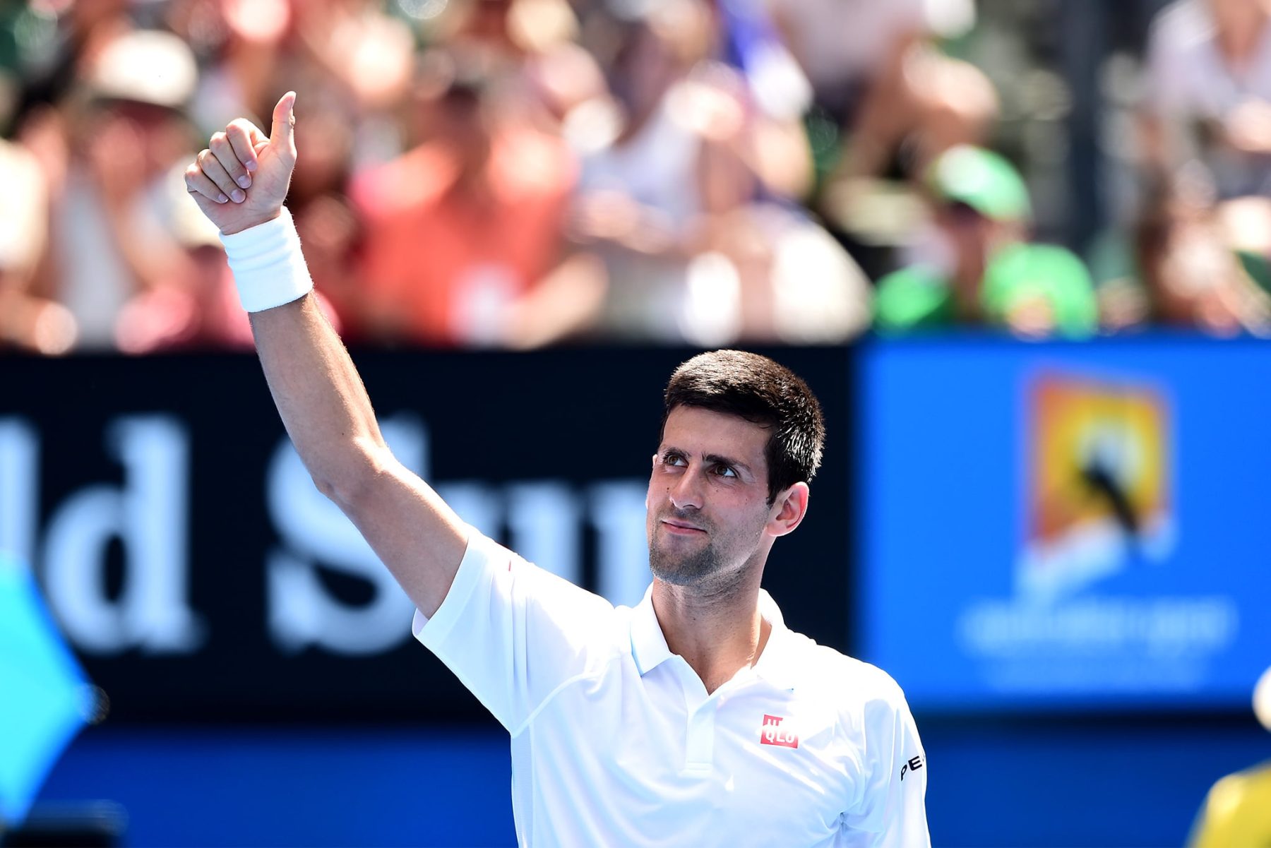Djokovic dominó a Kuznetsov exhibiendo un gran tenis.
