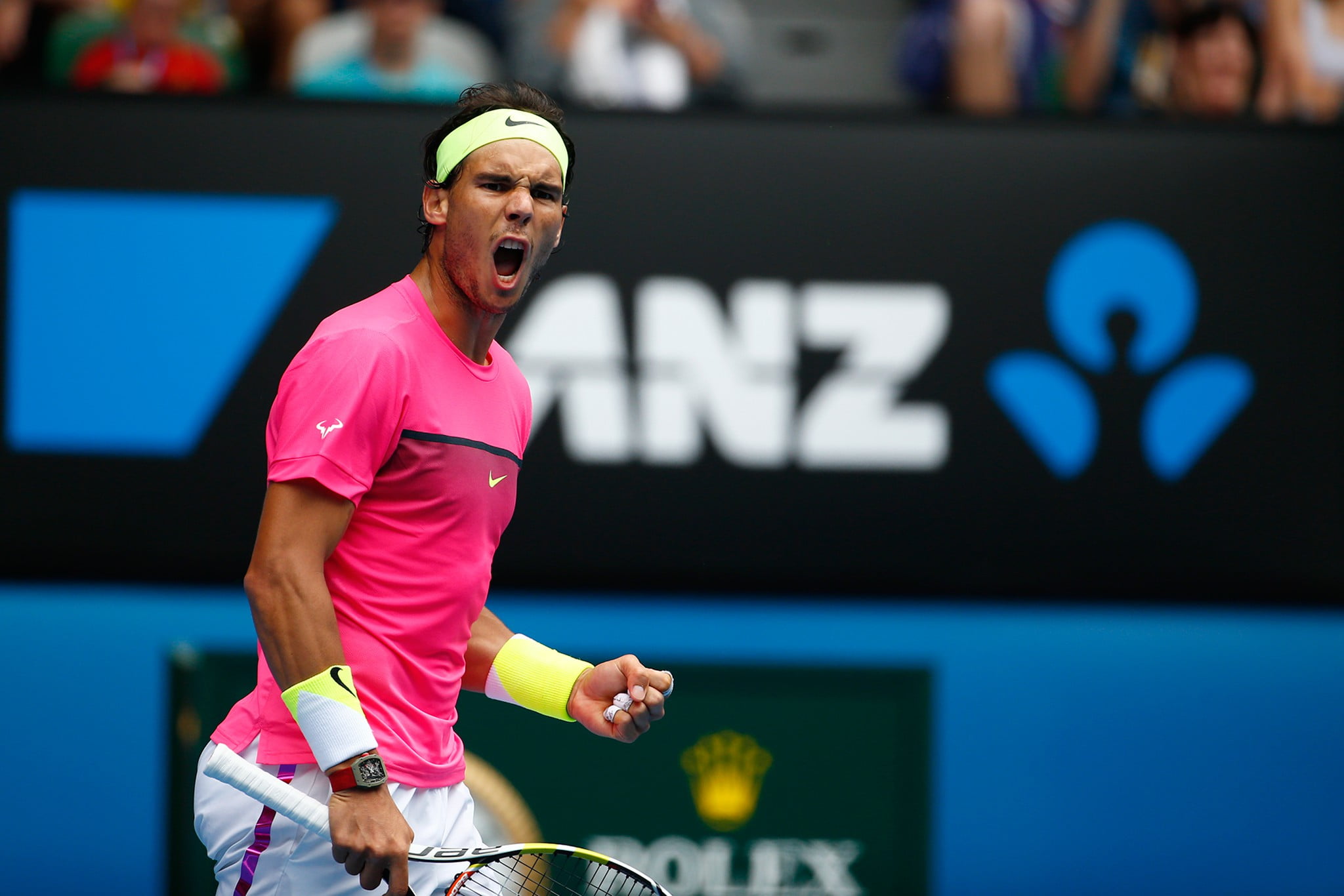 Rafael Nadal exhibió un gran tenis ante Anderson.