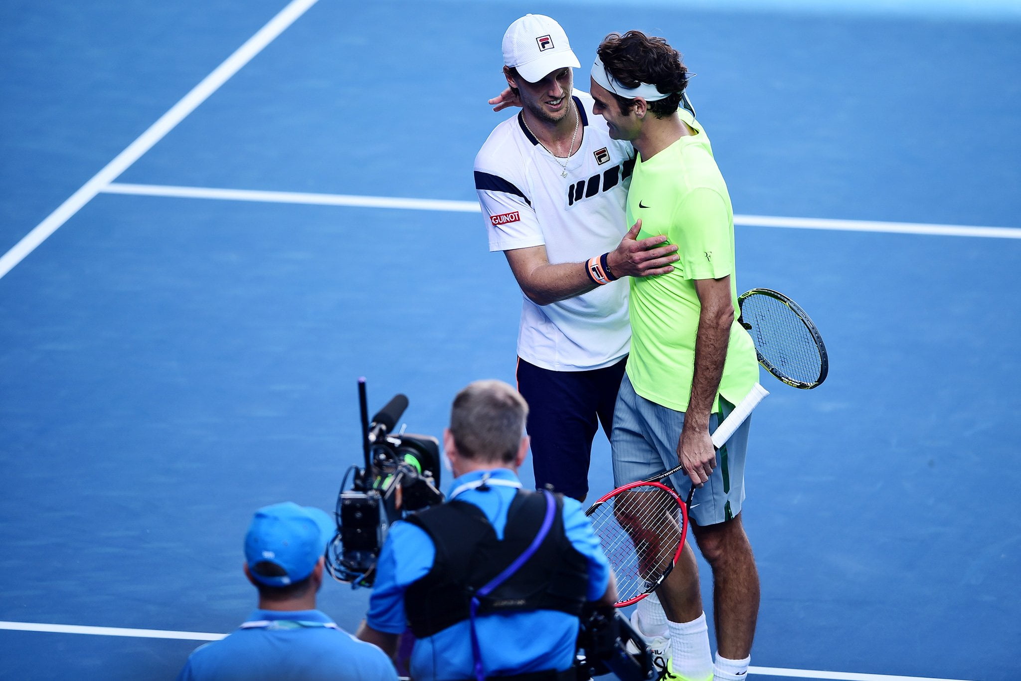 Andreas Seppi jugó a gran nivel y eliminó a Federer.