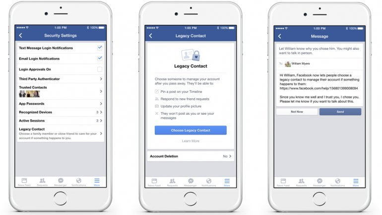 Facebook: Si un usuario muere su heredero podrá usar cuenta