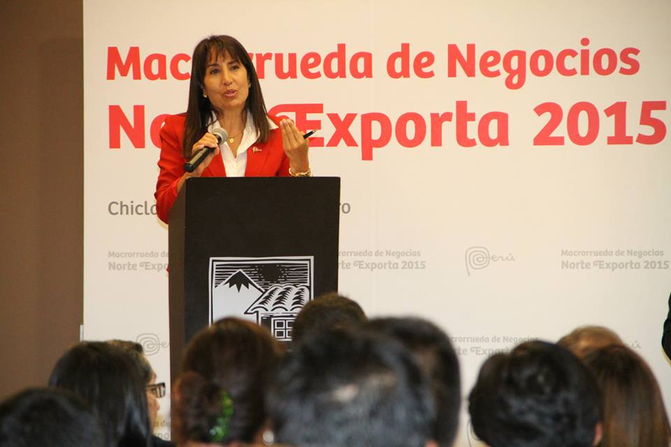 La ministra Silva confirmó la presencia de 54 empresas importadoras en el Norte Exporta 2015.