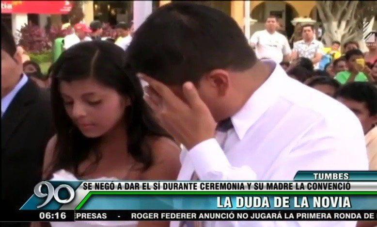 San Valentín: Novia se negó dos veces a dar el sí en matrimonio [VIDEO]