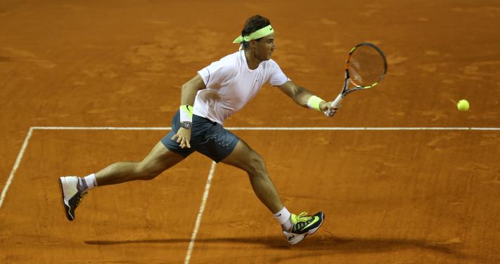 Nadal impuso su jerarquía sobre el argentino Delbonis.