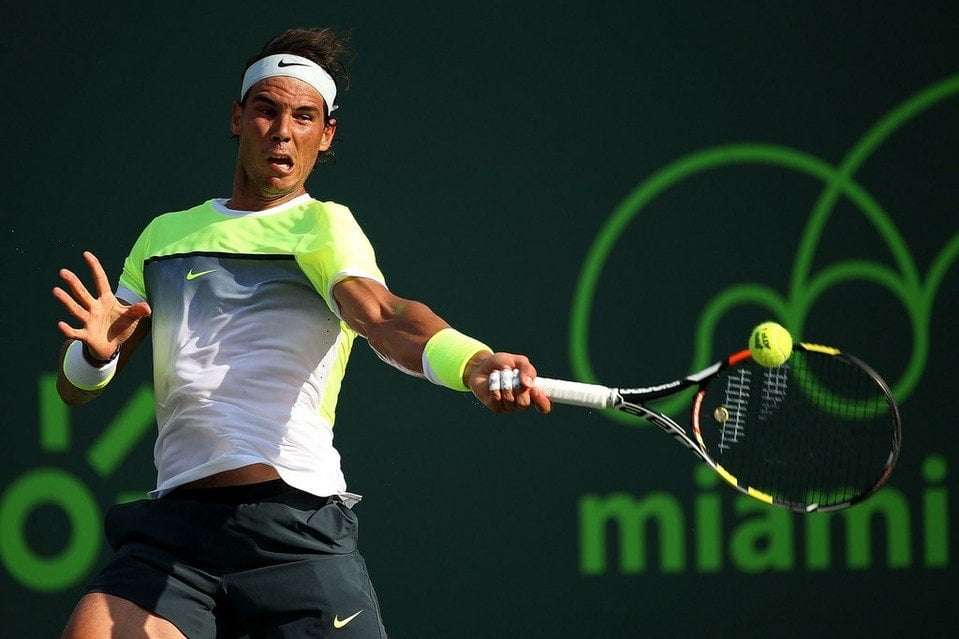 Rafael Nadal superó su primer examen en Miami.