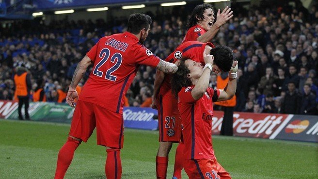 Paris Saint Germain celebró en Londres una clasificación merecida.