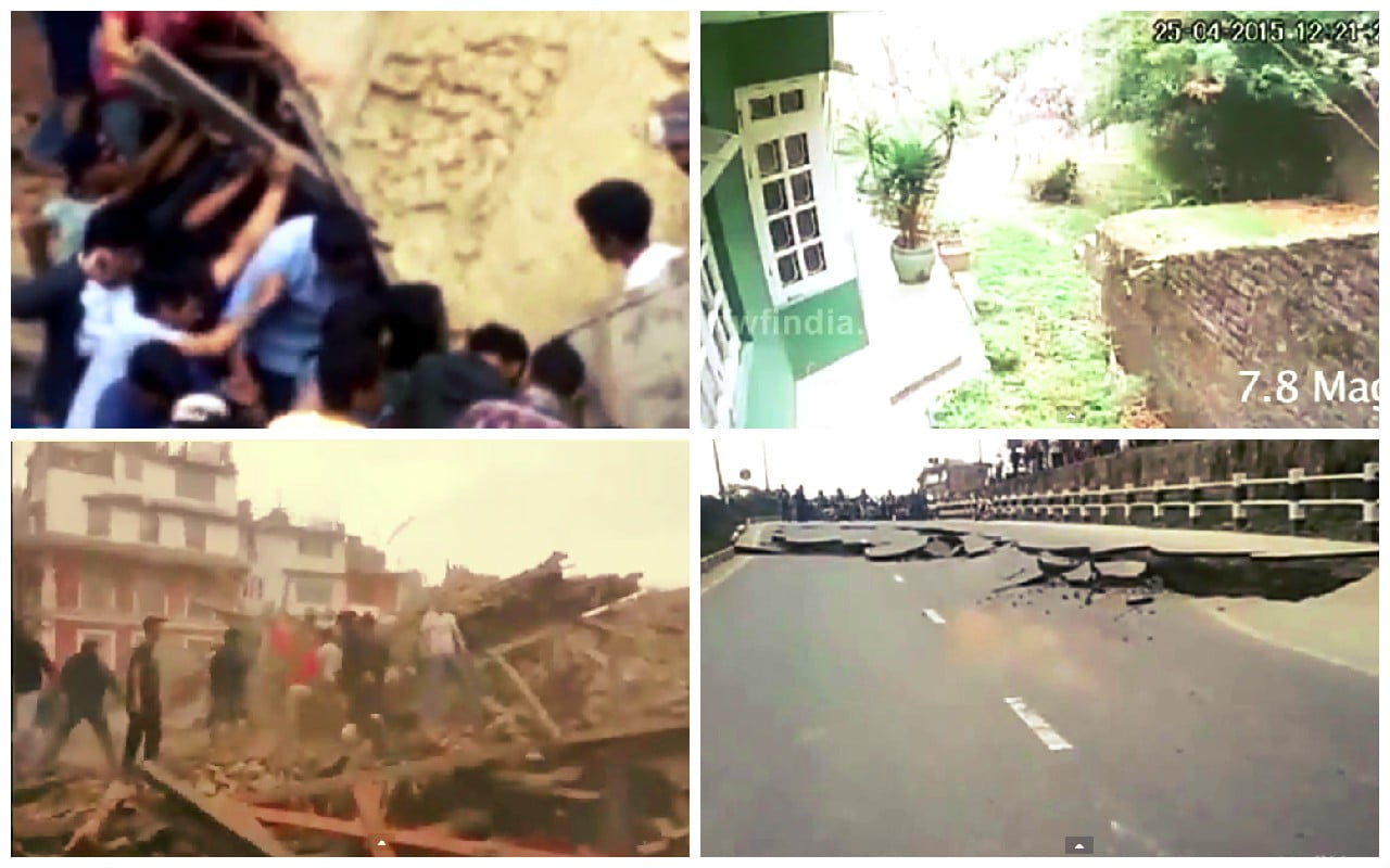 Impactante: Terremoto en Nepal en videos subidos a YouTube