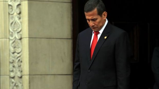 Ollanta Humala tiene sólo 21% de aprobación y cae seis puntos