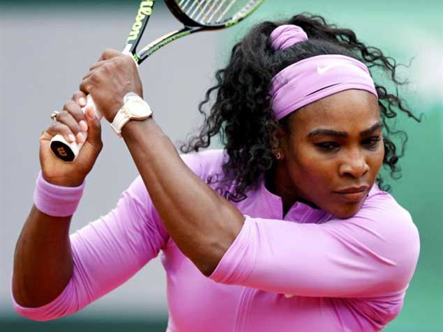 Serena Williams cumplió con creces su primer examen del Roland Garros 2015.