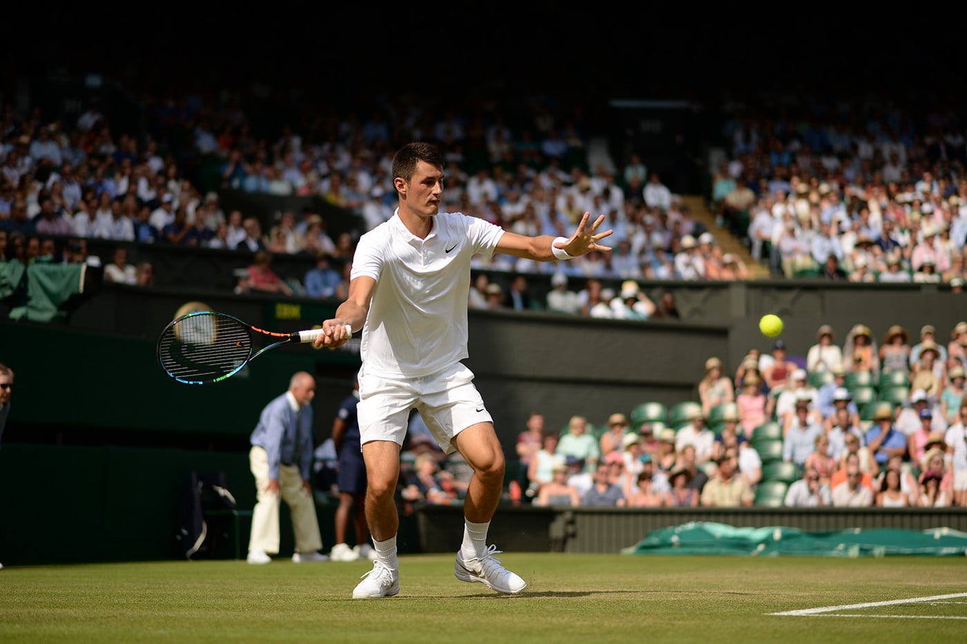 Djokovic accedió sin problemas a la siguiente fase de Wimbledon.