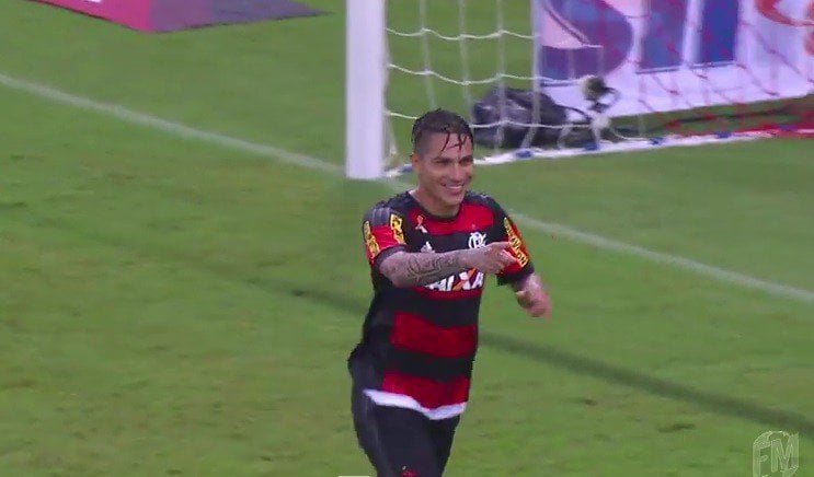 Paolo Guerrero: Mira su segundo gol con el Flamengo