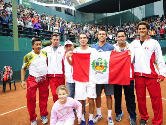 Perú mantuvo la categoría en la Copa Davis.