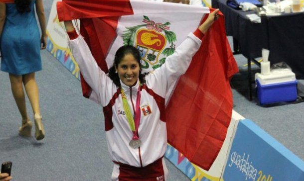 GRANDE Alexandra tras ganar un nuevo oro para el país en los Panamericanos.