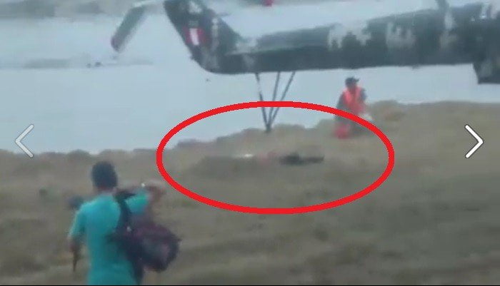 Tumbes: Cámara registra terrible decapitación de mujer por helicóptero