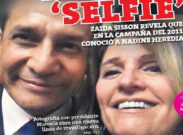 Ollanta Humala y su selfie con Zaida Sisson implicada en caso "Lava Jato"