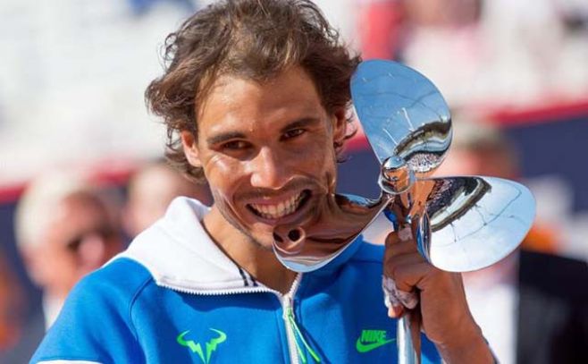 Nadal celebró su primer ATP 500 del año.