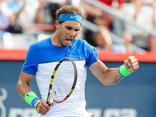 Nadal aprobó su primer examen en Montreal 2015.