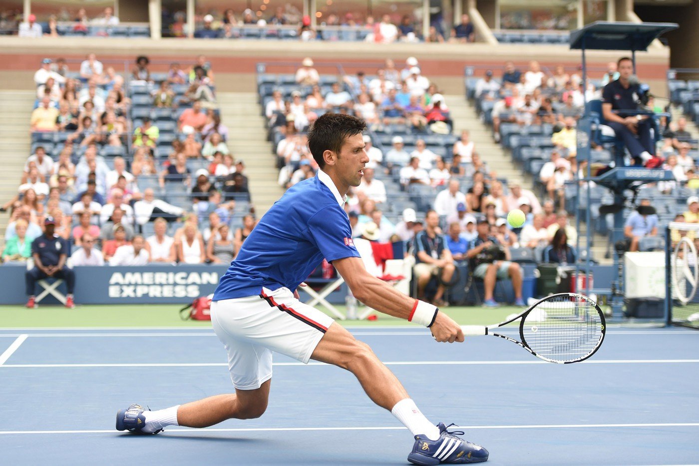 Novak Djokovic gustó y ganó en el debut del US Open .