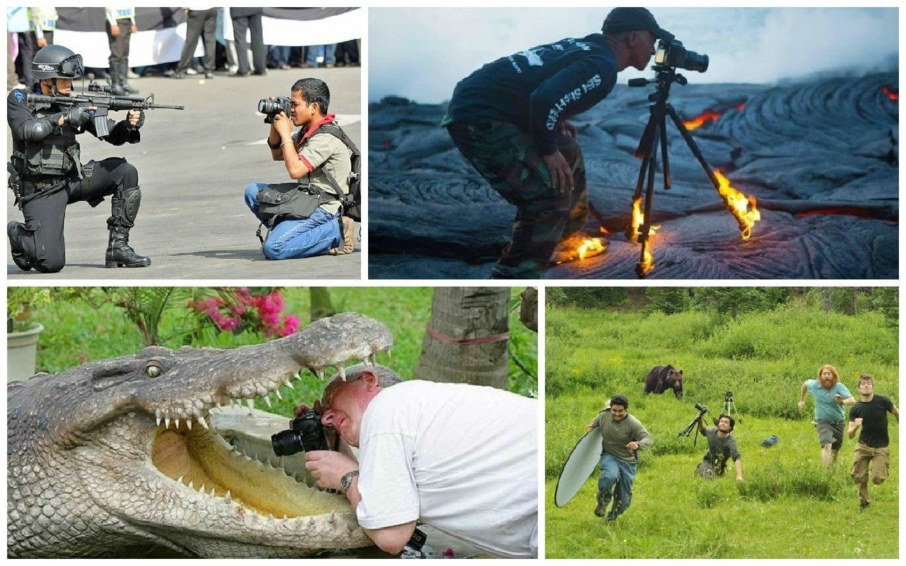 20 fotógrafos que se arriesgan por una buena foto