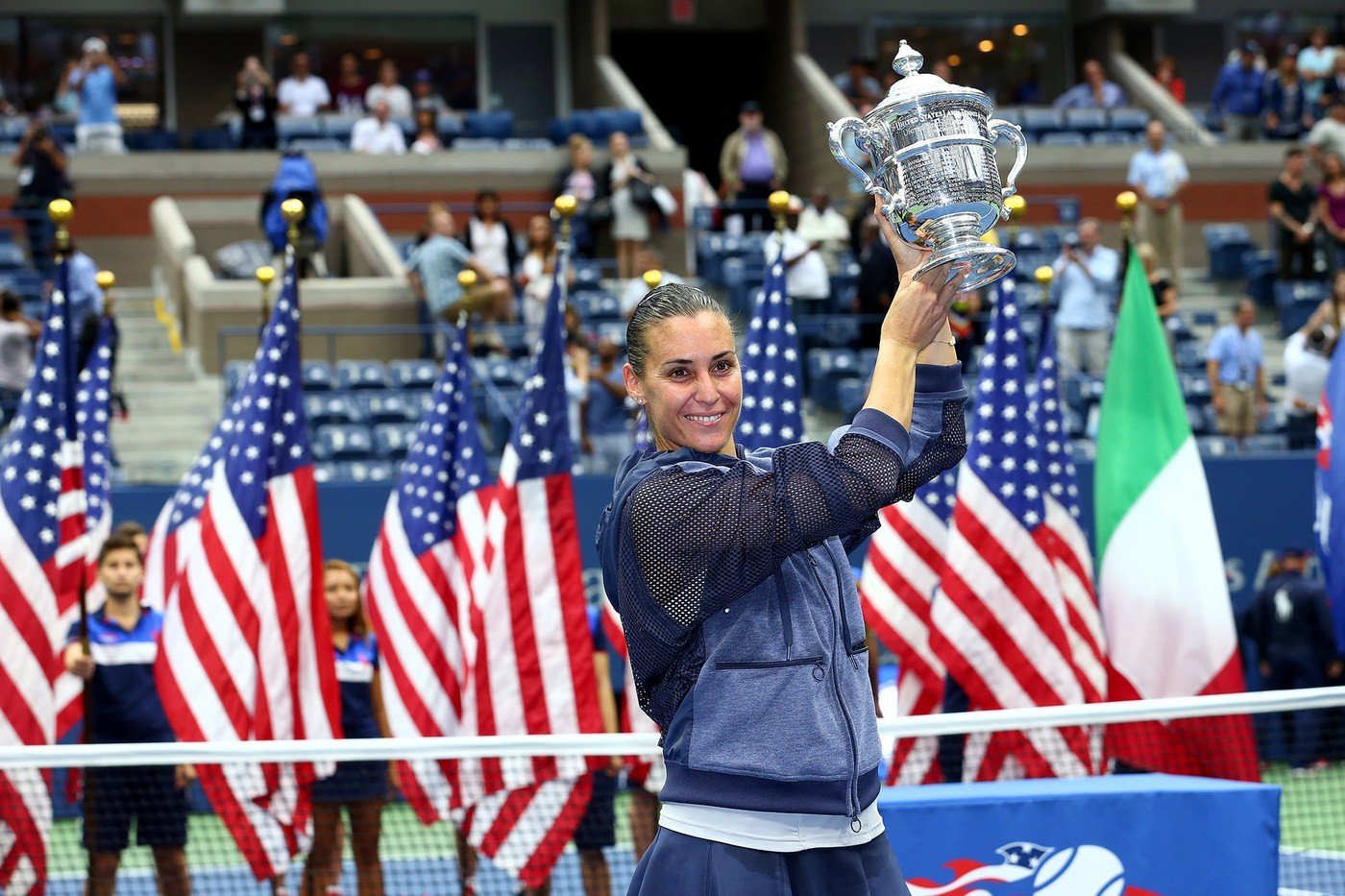 Flavia Pennetta le dio a Italia otro Grand Slam en la historia del tenis.