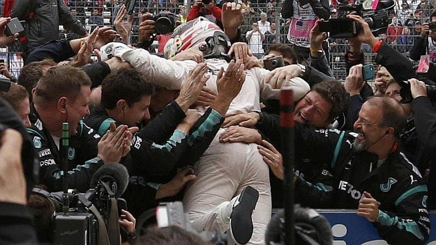 Lewis Hamilton se proclamó tricampeón de Fórmula 1