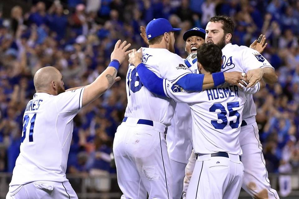 Los Royals celebraron su cuarto título de la Liga Americana.